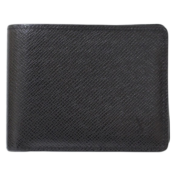 Louis Vuitton Wallet Multiple Billfold Portefeuille Bifold Long Leather Taiga - Picture 1 of 9